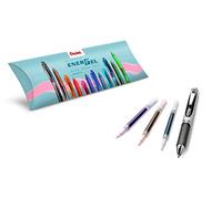 Pentel BL77 & LR7 Set Energel XM Negro & Recarga de colores