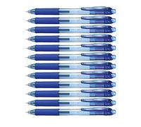 Pentel bln104 EnerGel 0.4 mm Retractable Gel Roller Pen Bulk Pack (12pcs) - Blue Ink