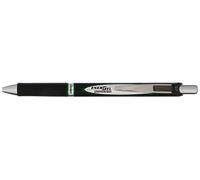 Pentel BLP77-DX - Documento Energel con mecanismo de presión, impermeable, tinta que no se decolora, indeleble, ISO 27668-2, verde