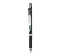 Pentel BLP77-DX Energel Documento con mecanismo de presión, tinta resistente al agua, resistente a la decoloración, indeleble según ISO 27668-2, 12 unidades, verde