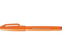 Pentel Bolígrafo con punta de fieltro, marca, color naranja, SES15C-F, 1 Unidad