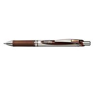 Pentel - Bolígrafo Energel retráctil con punta de bola. Escritura en color marrón
