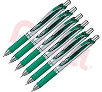 Pentel - Bolígrafo retráctil de gel EnerGel, 0,7 mm, 6 unidades