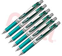 Pentel - Bolígrafo retráctil de gel EnerGel, 0,7 mm, 6 unidades