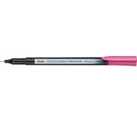Pentel Bolígrafo S40 Pointliner, tinta de tinte de color, línea de 0,4 mm, tinta rosa (un bolígrafo)
