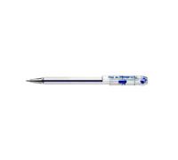 Pentel - Bolígrafo Superb con punta de bola formato MINI y tinta de color azul con base de aceite de alta densidad. - Pack de 12