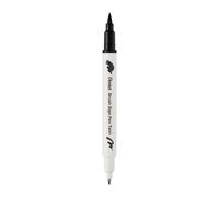 Pentel Brush Sign Pen Twin SESW30C - Rotulador de punta (2 puntas, 1 unidad), color negro