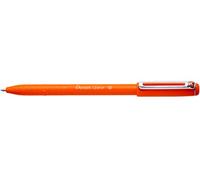 Pentel BX457 Izee - Bolígrafo con tapa (0,7 mm, 12 unidades), color naranja