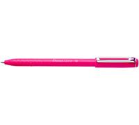 Pentel BX460-P IZee - Bolígrafo con capuchón (punta de 0,5 mm, 12 unidades), color rosa