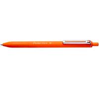 Pentel BX470-F IZee - Bolígrafo mecánico con clip metálico (0,5 mm, 12 unidades), color naranja