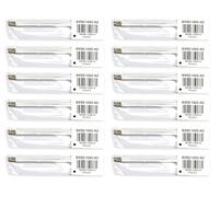 Pentel BXLM1002-A2 - Lote de 12 recambios para bolígrafo IZee BX460 (1 mm), color negro