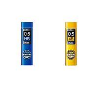 Pentel C275-HBO - Minas Ain Stein 0,5mm HB + C275- Recambios para lápiz portaminas 0,5 x 60 mm, Härtegrad: 4B