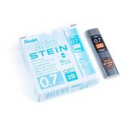 Pentel C277-2BO Ain Stein - Recambio de minas, 2B, grosor de trazo de 0,7 mm, 40 minas