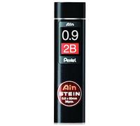 Pentel C279-2BO Ain - Minas finas de grafito 2B, grosor de la línea 0,9 mm, 36 minas por estuche