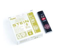 Pentel C279-BO Ain - Minas finas de grafito B, grosor de la línea 0,9 mm, 36 minas por estuche