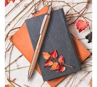 Pentel EnerGel Alloy RT Retráctil Gel Roller Pen Rose Gold Body Blue Ink BL407