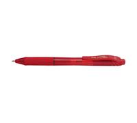 Pentel Bolígrafo retráctil EnerGel-X BL107 - Punta 0,7 mm - Rojo - Set de 12