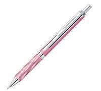 Pentel EnerGel BL407P-A - Bolígrafo roller (ancho de traza 0,35 mm, diámetro bola 0,7 mm, tinta negra), color rosa