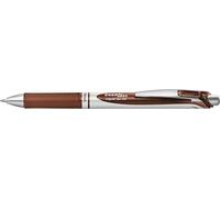 PENTEL ENERGEL BL77 - Lote de 3 bolígrafos de tinta de gel retráctil (0,7 mm), color marrón