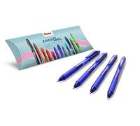 Pentel Energel Bolígrafo BL107 - Boli Retráctil con Clip, de Uso muy Cómodo y Juvenil para Escritura Suave, Perfecto para Colegios y Oficinas, Recargable