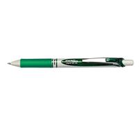Pentel EnerGel Eco BL77E - Bolígrafo de gel con mecanismo de presión, color verde (1 unidad)