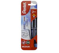 Pentel EnerGel Plus - Bolígrafo de tinta azul (0,7 mm, 2 unidades)