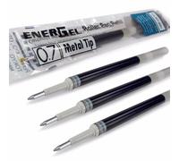 Pentel Energel - Punta de metal de repuesto de 0,7 mm LR7 - BL77/BL57/BL37, paquete de 4
