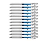 Pentel Energel Pure BLN75TL-CX Bolígrafo de tinta de gel (0,25 mm, punta de aguja, recargable), color azul