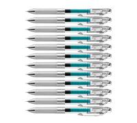 Pentel Energel Pure BLN75TL-S3X Bolígrafo de tinta de gel (0,25 mm, punta de aguja, recargable), color turquesa