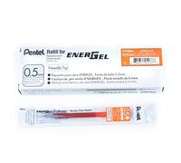 Pentel Energel Pure LRN5TL-fx - Recambio de tinta naranja (0,25 mm, punta de aguja, 1 VE = 12 unidades), color naranja