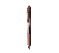 Pentel EnerGel X BL107-EX Bolígrafo Gel Retráctil 0.7 mm Marrón 1 Ud