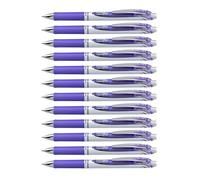 Pentel EnerGel XM BL77 - Bolígrafo de gel (12 unidades), color morado