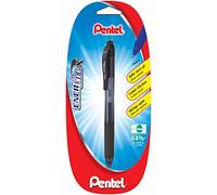 Pentel EnergelX BL107 - Rollo de tinta de gel retráctil (punta media, 0,7 mm), color negro
