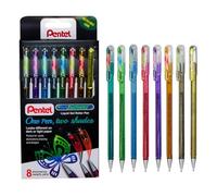 Pentel Hybrid Dual Metallic Fantasy Colour - Cartera de 8 piezas