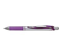 Pentel - Juego de 3 bolígrafos roller tinta de gel Liquid EnerGel BL77, púrpura