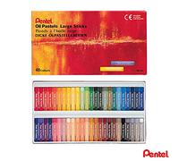 Pentel Juego de pastel al óleo, colores surtidos, paquete de 48
