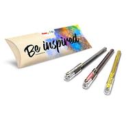 Pentel K110 Hybrid Dual Metallic efecto doble color set 3 unidades colores surtidos