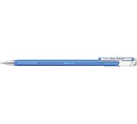 Pentel K110-VSX Mattehop - Bolígrafo roller de tinta de gel con tinta de alta opacidad en acabado mate, modelo con tapa, 1 unidad, azul cielo