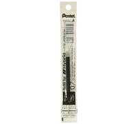 Pentel KFR7-A - Recambio para bolígrafo de gel híbrido, 12 unidades, color negro