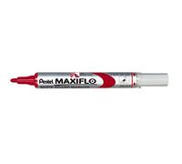 Pentel Rotulador pizarra blanca Maxiflo MWL-5S tinta líquida, bombeo, punta redonda - Rojo