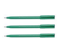 PENTEL Lote de 3 bolígrafos roller de tinta Ball Pentel R56, color verde