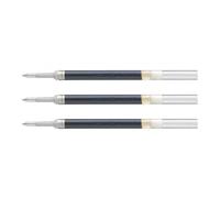 PENTEL Lote de 3 recambios para bolígrafo de gel LR7, color burdeos
