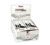 Pentel LR7-3A - Recambio para bolígrafos EnerGel 0,7 bolas = 0,35 mm de ancho de trazo (12 x 3 unidades), color negro