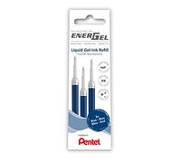 Pentel - LR7-3C - Recambio para bolígrafo EnerGel de 0,7 mm, color azul, Blister de 3 recambios