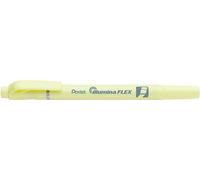 Pentel - Marcador fluorescente de doble punta en color amarillo pastel, excelente para resaltar, 1 unidad