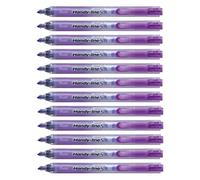 Pentel - Marcador fluorescente Handy-line retráctil. Color violeta. - Pack de 10
