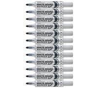 Pentel - Marcador Maxiflo para pizarra blanca de punta gruesa. Color violeta. - Pack de 12