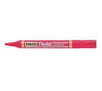 Pentel Marcador permanente apto para casi todas las superficies Rojo Pack de 12