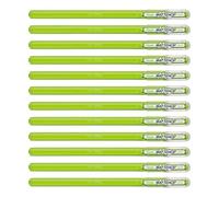 Pentel Mattehop - Juego de 12 bolígrafos de gel (1,0 mm), color amarillo y verde