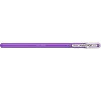 Pentel Mattehop K110V - Bolígrafo de punta redonda (1,0 mm, 12 unidades), color morado claro